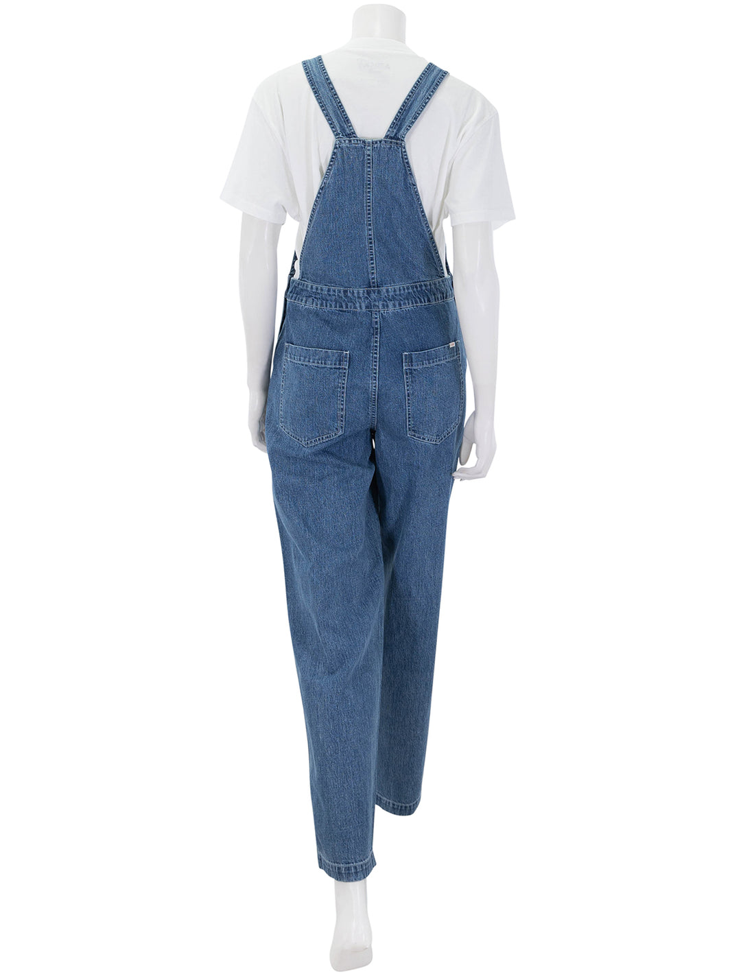 lili overall in denim in paris medium wash