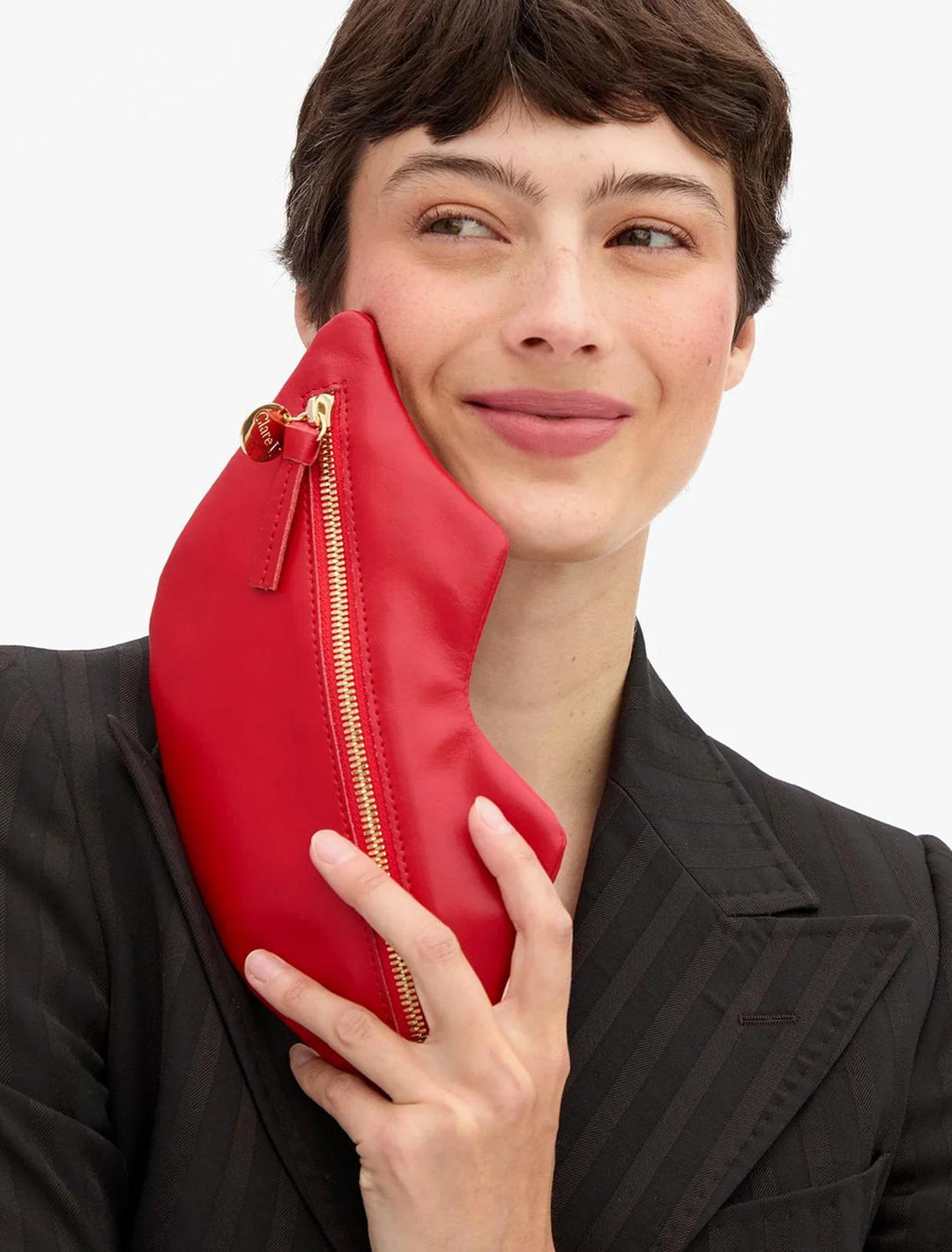 lips flat clutch