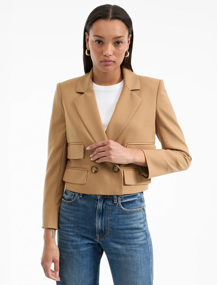 wilkie jacket in hazelnut