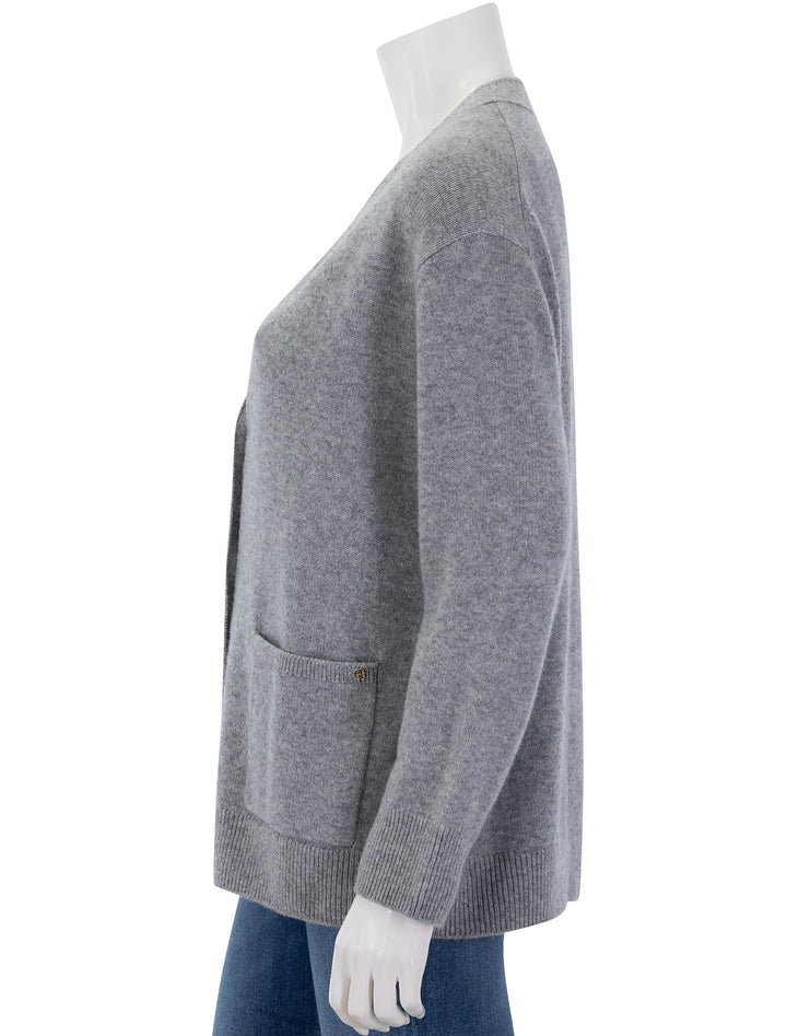 jackson cardigan in medium heather grey