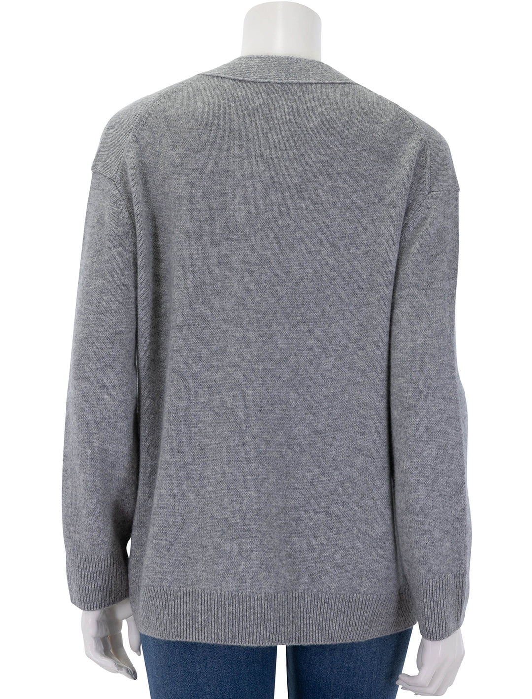 jackson cardigan in medium heather grey