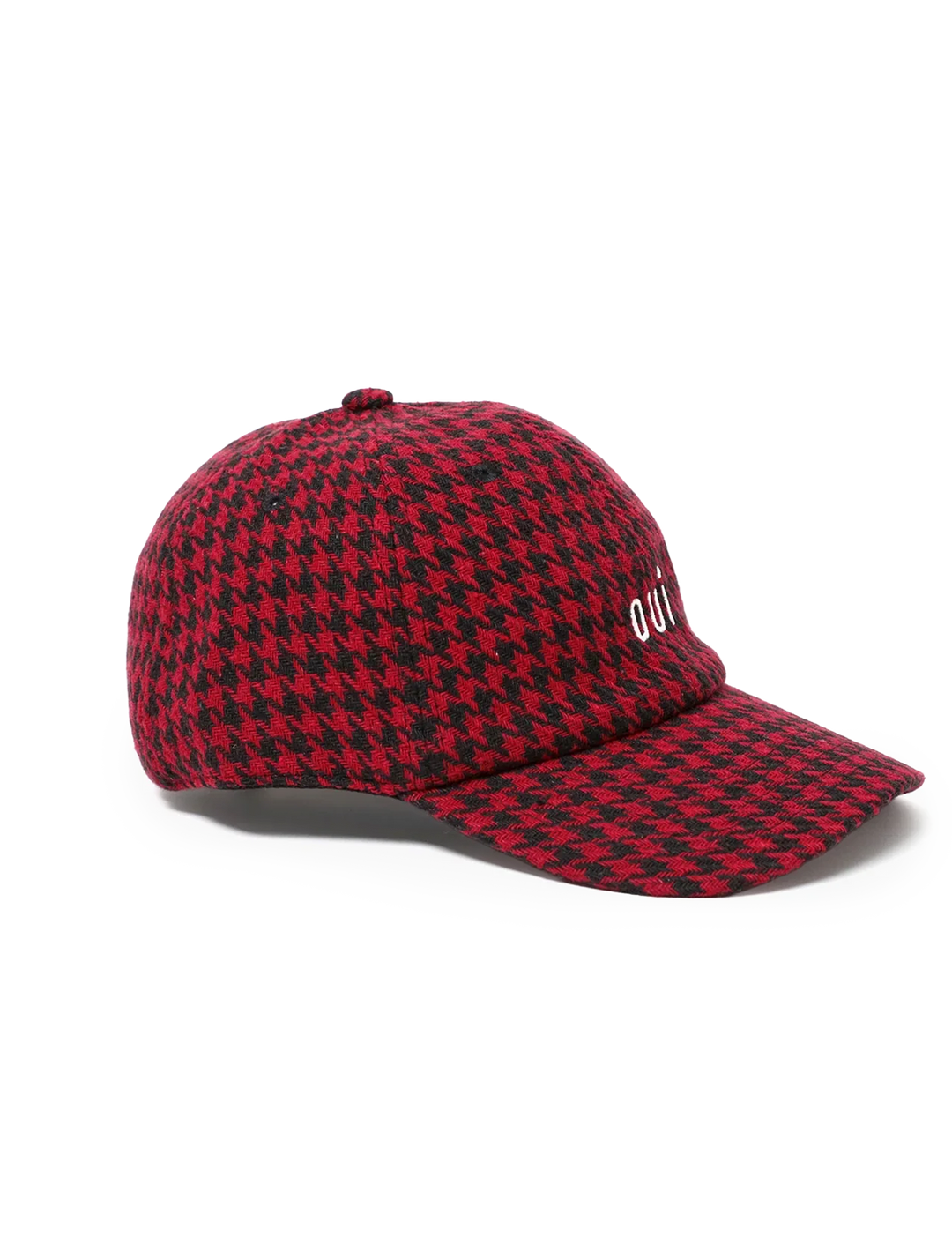 buffalo check oui wool baseball hat