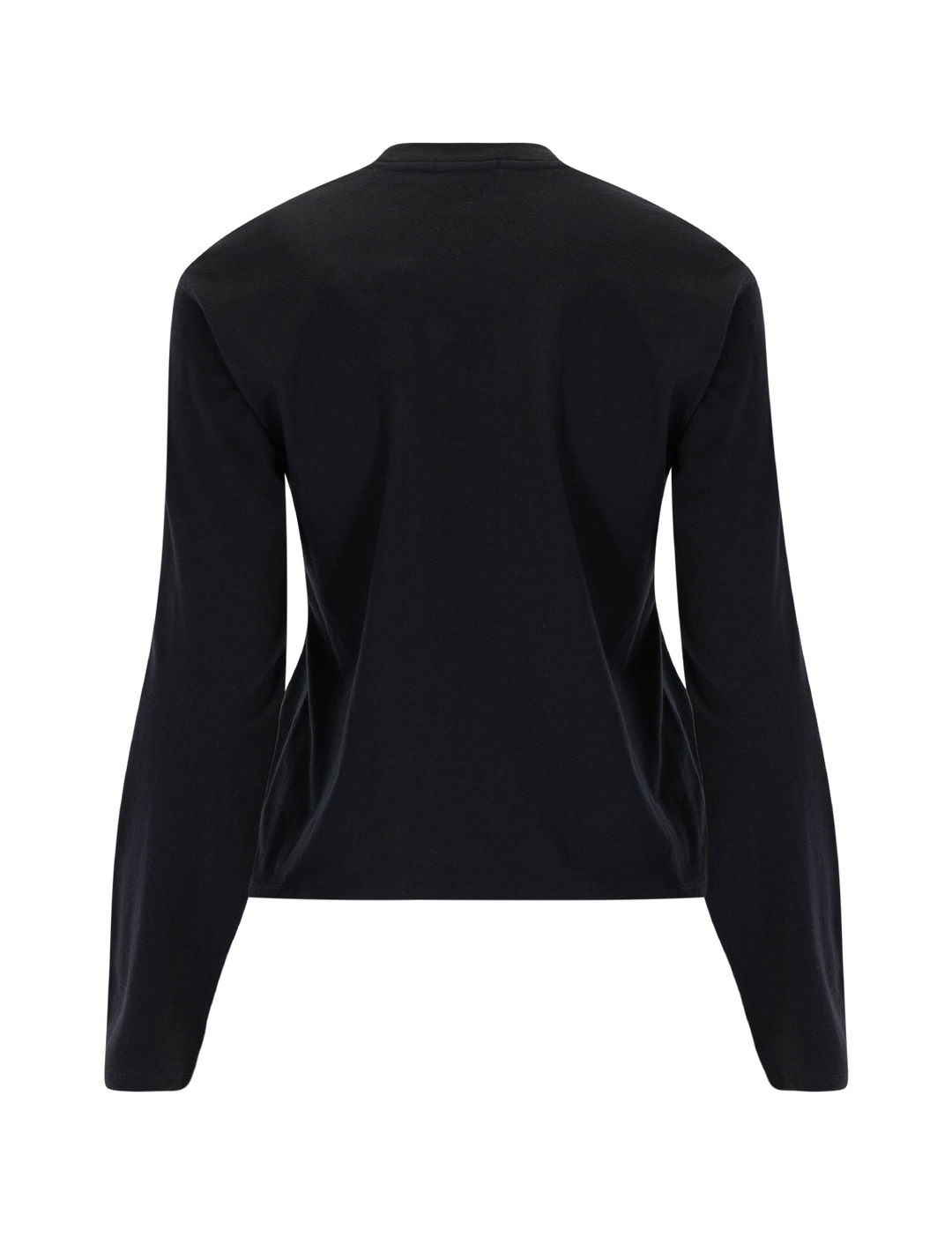 classic jersey long sleeve boy tee in black