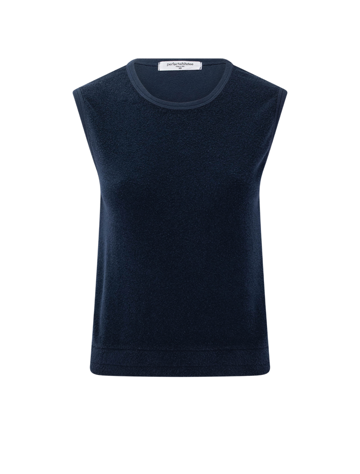 ellie loop terry tank in navy