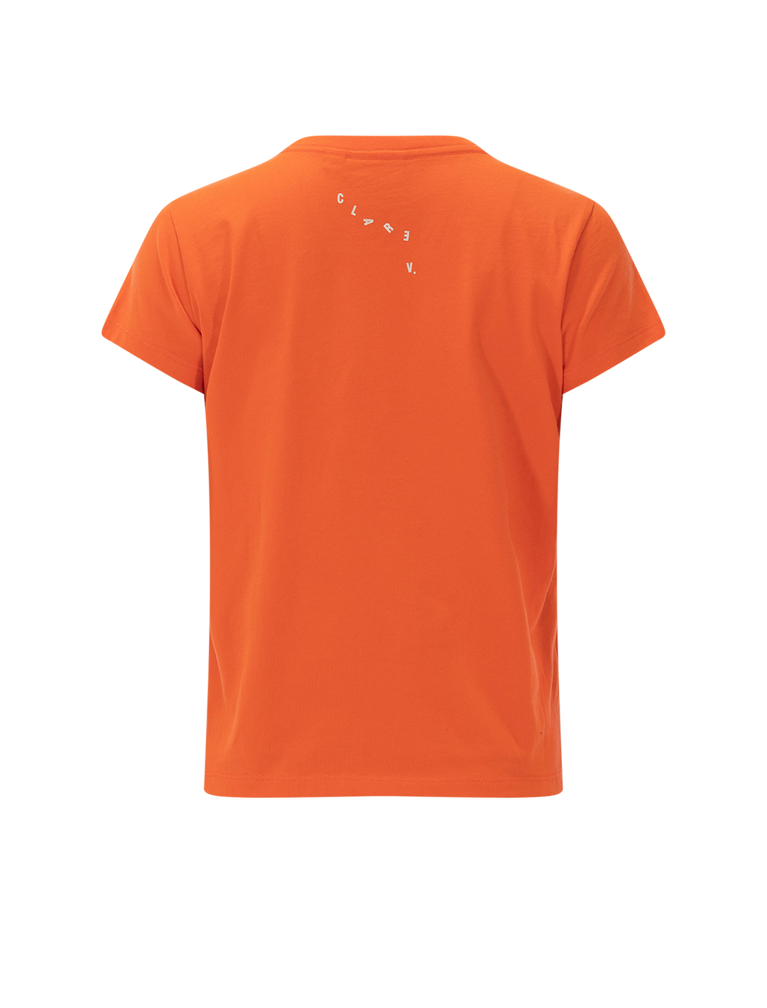 classic tee in scarlet orange