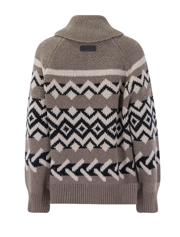 klara zip cardigan