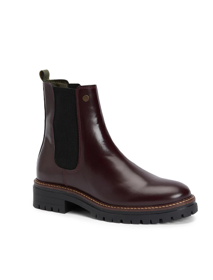 marla chelsea boot in cherry glace