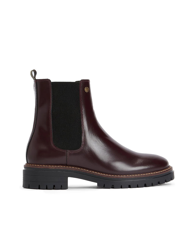 marla chelsea boot in cherry glace