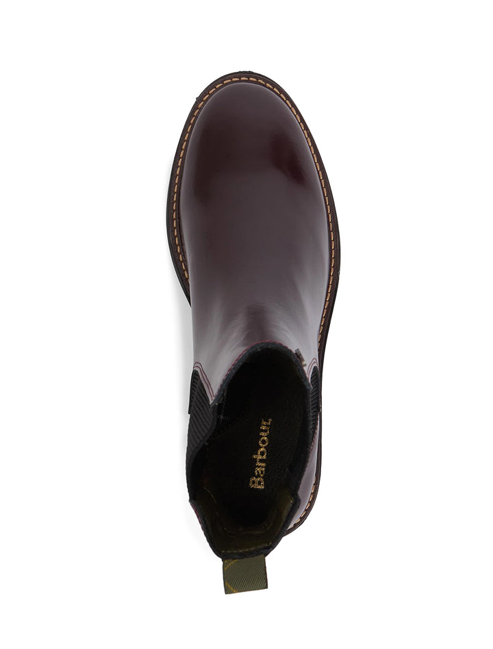 marla chelsea boot in cherry glace