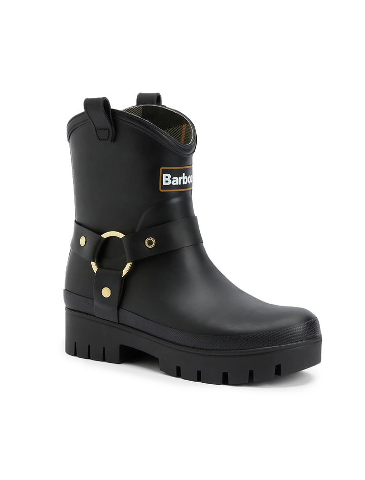 elley harness welly in black