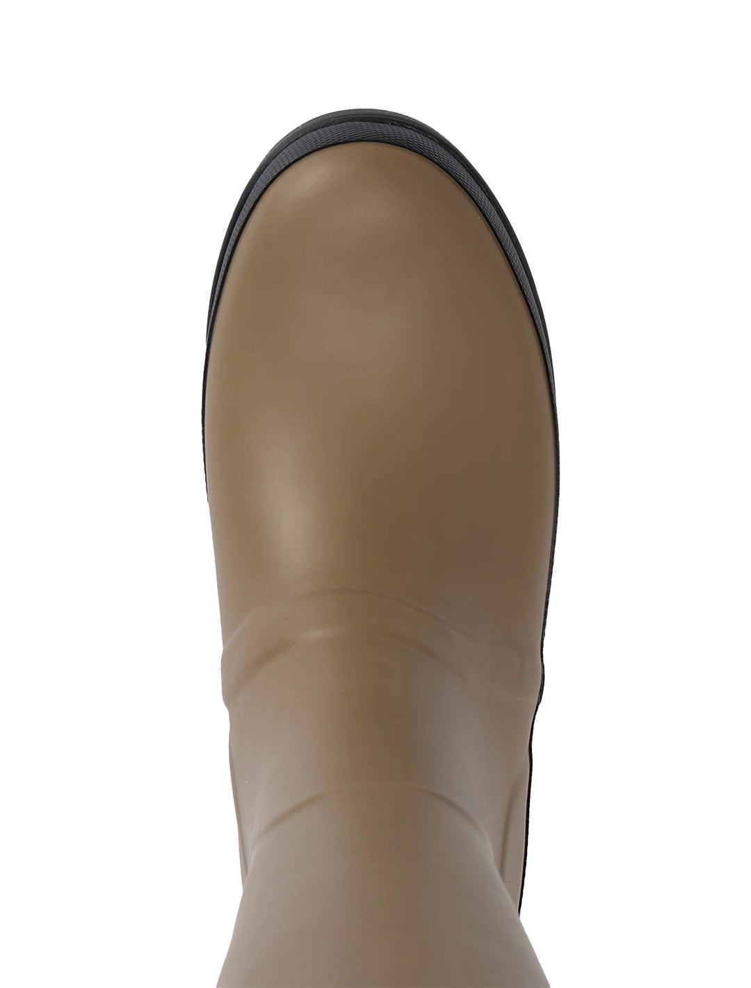 leighton tall welly in military brown and black
