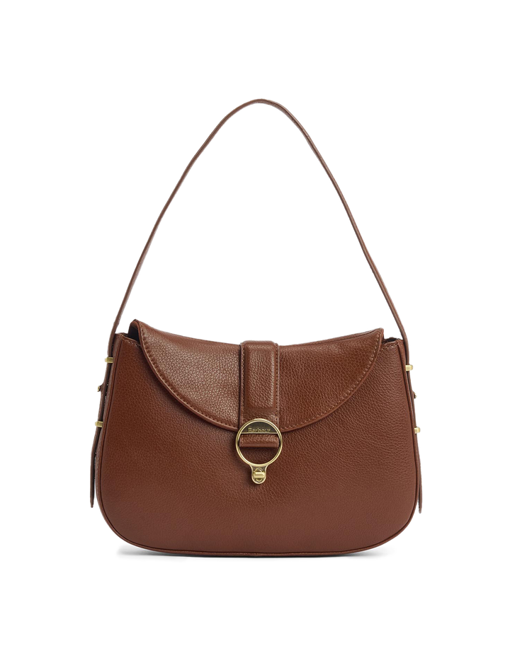 alder leather sling bag in brown