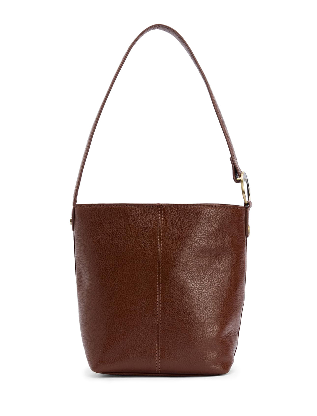 cedar leather bucket bag in brown