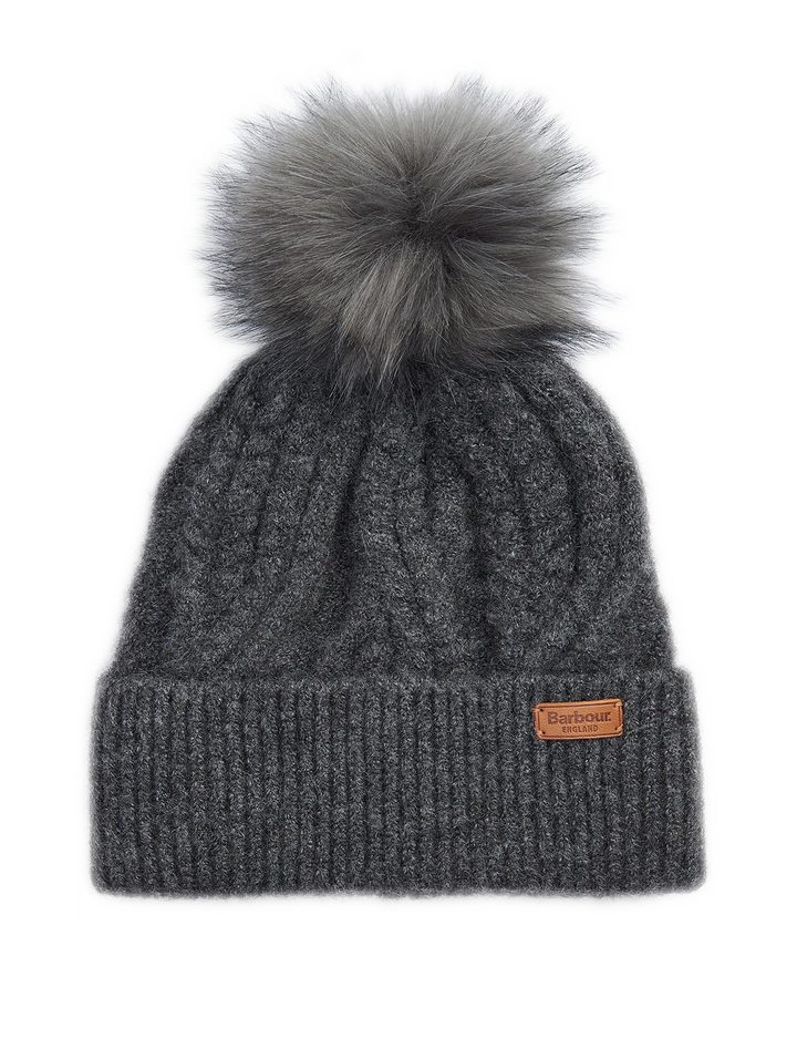 elsdon beanie hat in grey