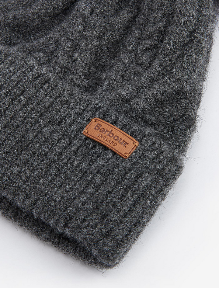 elsdon beanie hat in grey