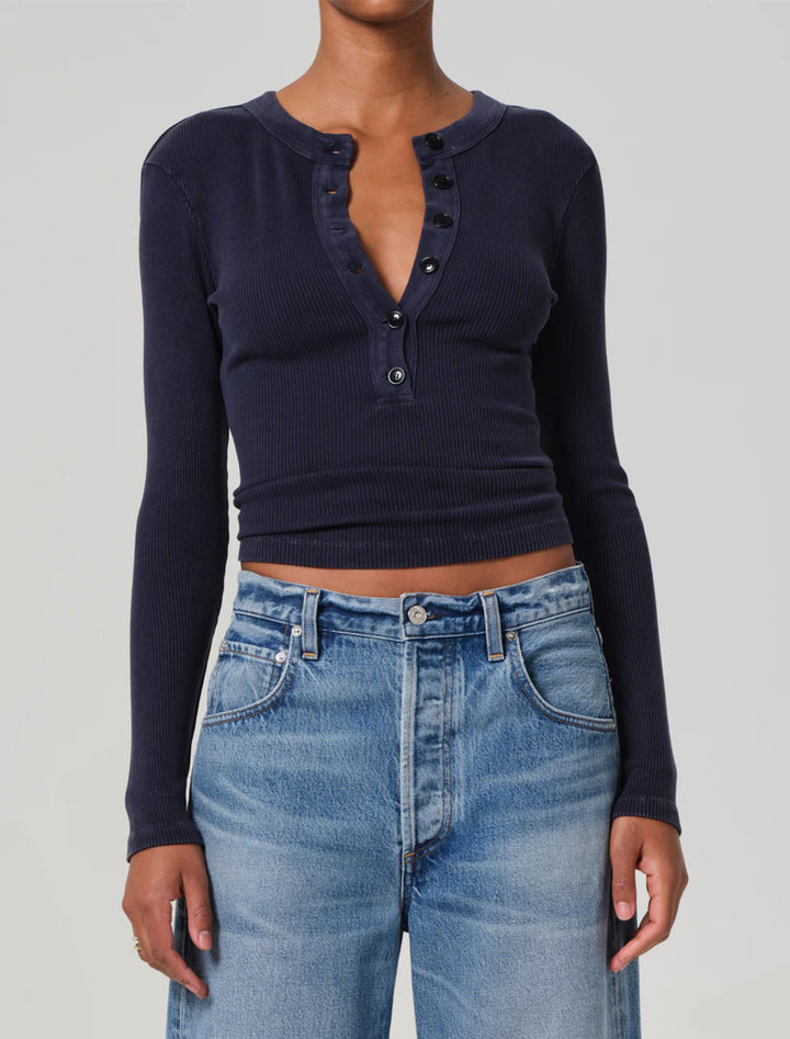 varra henley in mineral navy