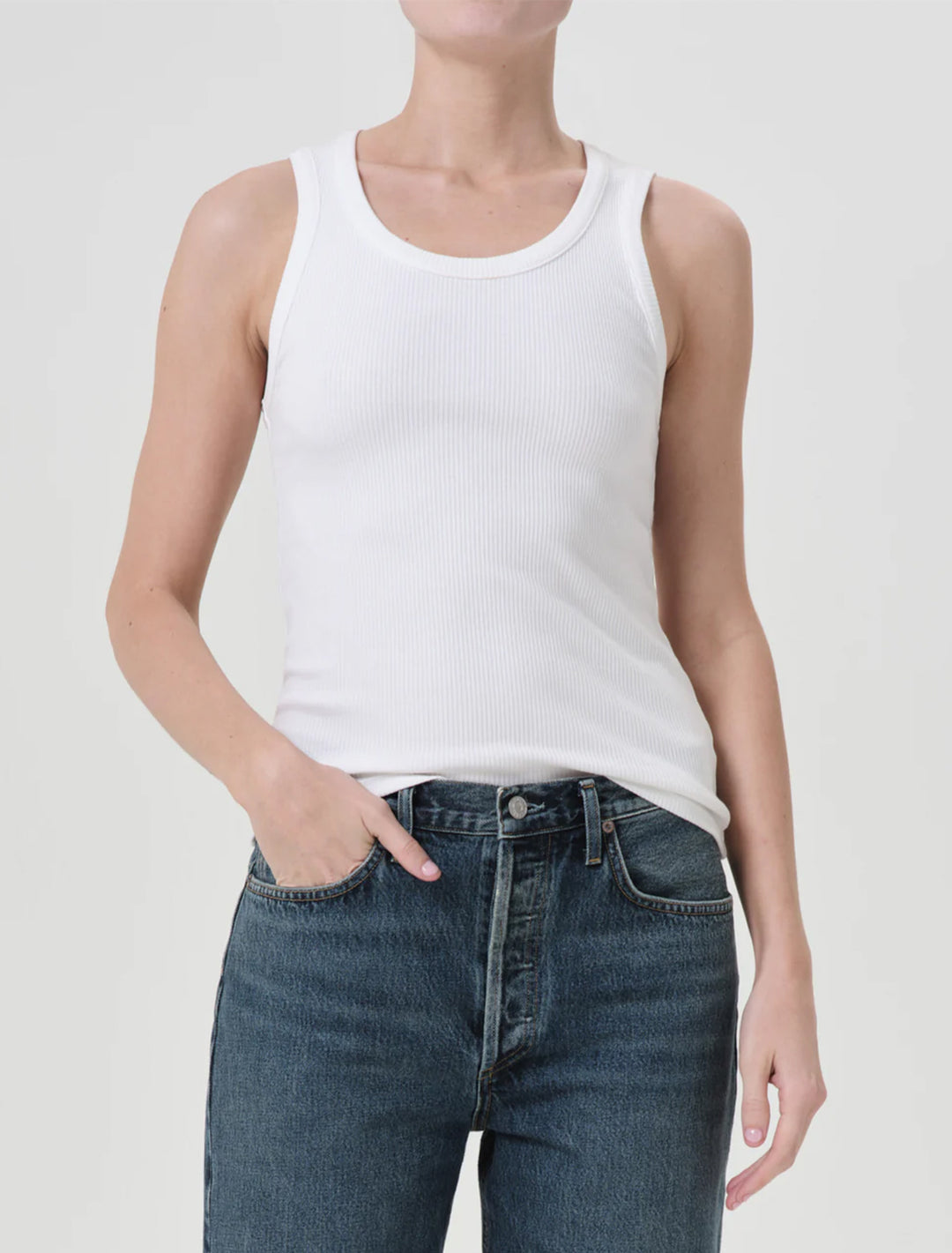 new poppy tank in white
