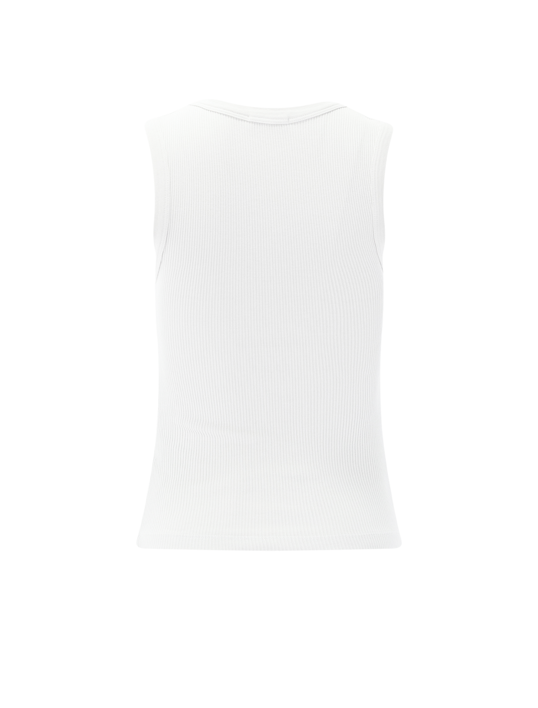 poppy tank in white