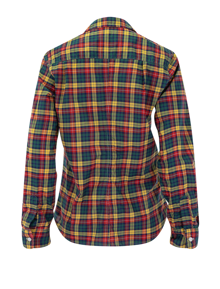barry in yellow and red plaid