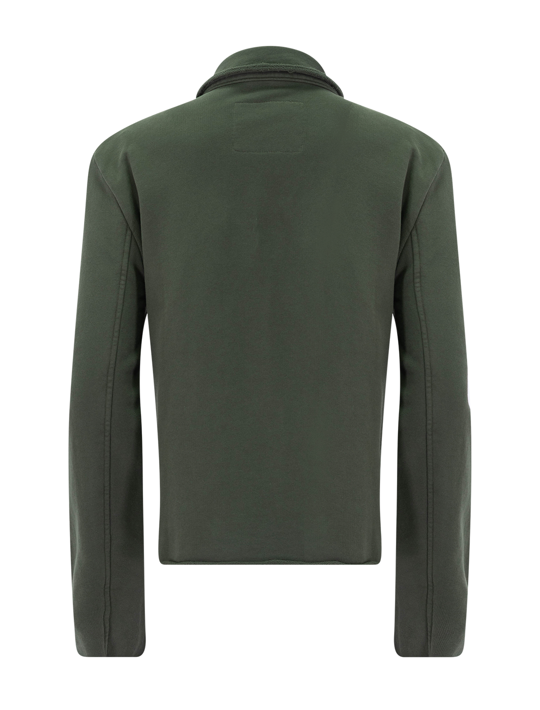 cropped sweatshirt peacoat in caper
