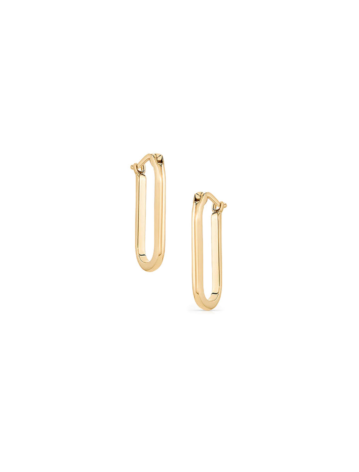 nadine hoops in gold