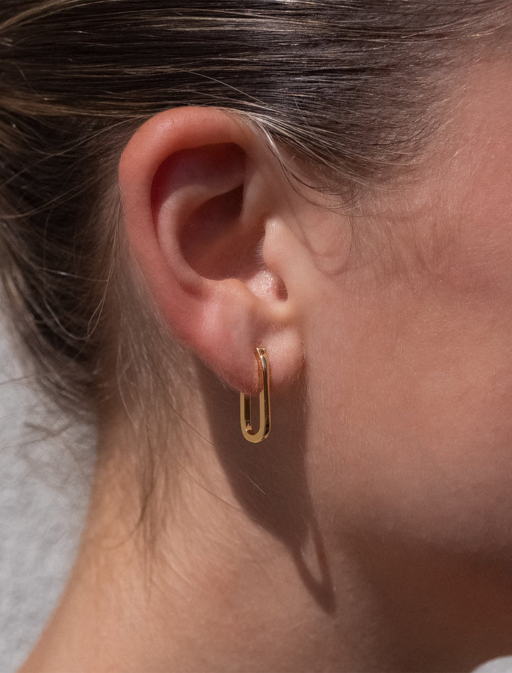 nadine hoops in gold