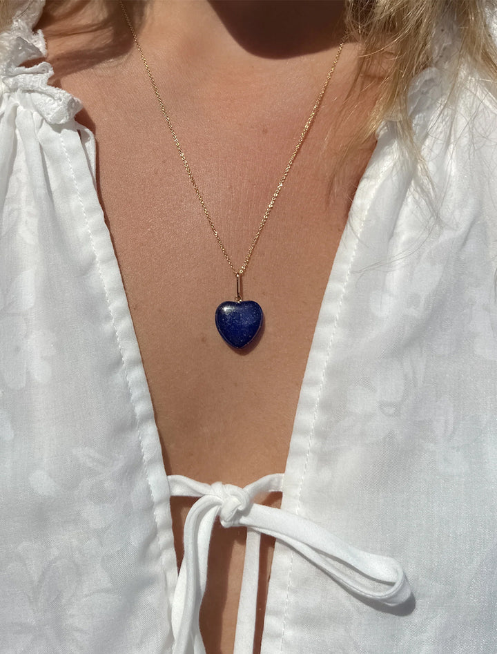 gemma lapis necklace