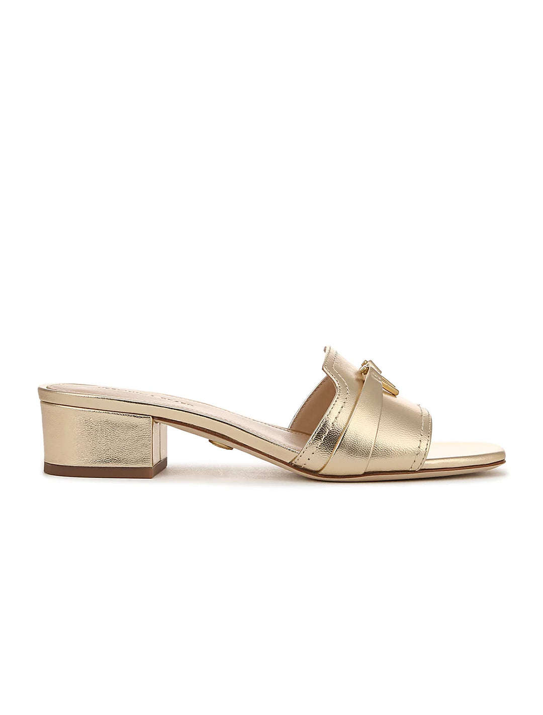 annette sandal in gold