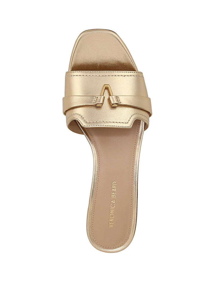 annette sandal in gold