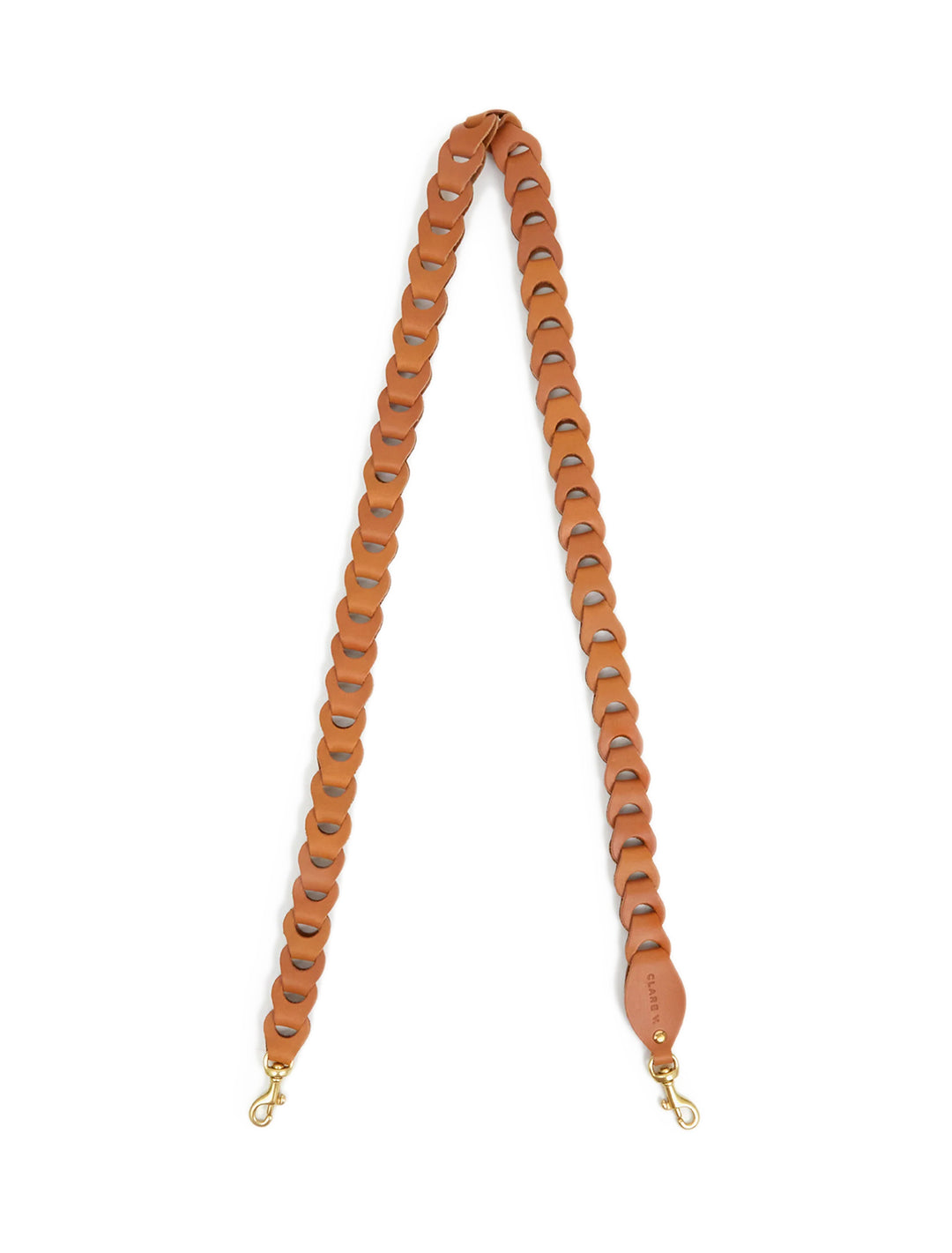 crossbody strap in cuoio veg leather link