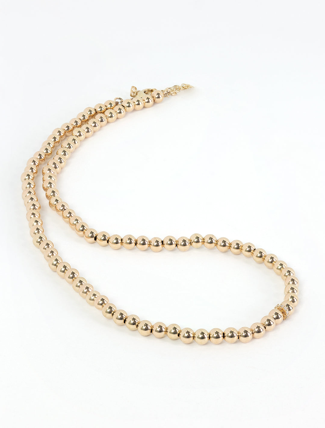 gold and diamond rondelle necklace (2)