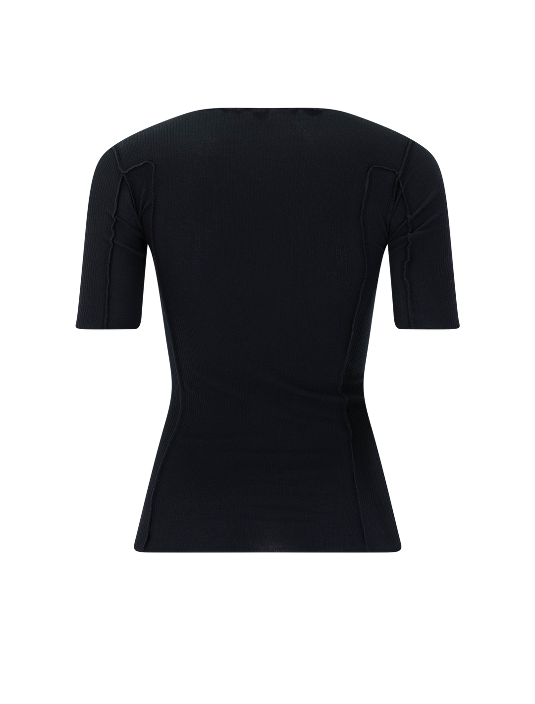 omato 3/4 sleeve tee in black