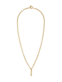 the puffy initial necklace | i