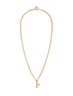 the puffy initial necklace | r