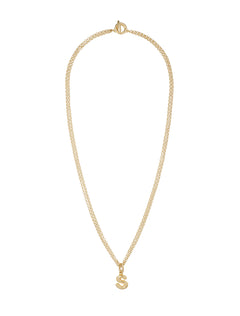 the puffy initial necklace | s