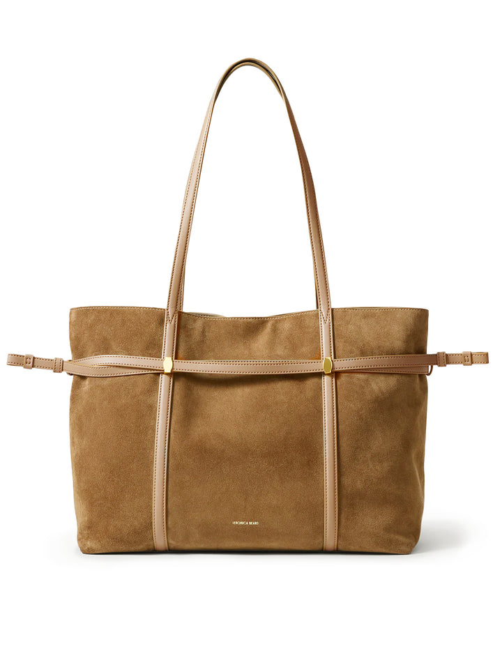 suede lasso bag in acorn
