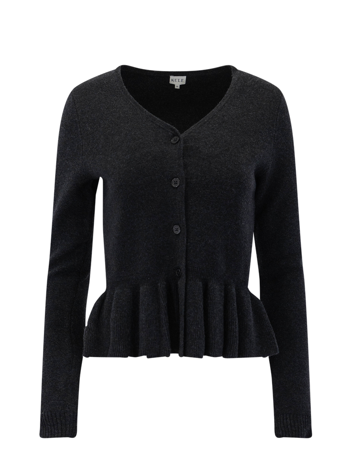 the bee cardigan in black