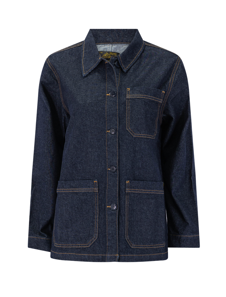 victorinne denim work jacket