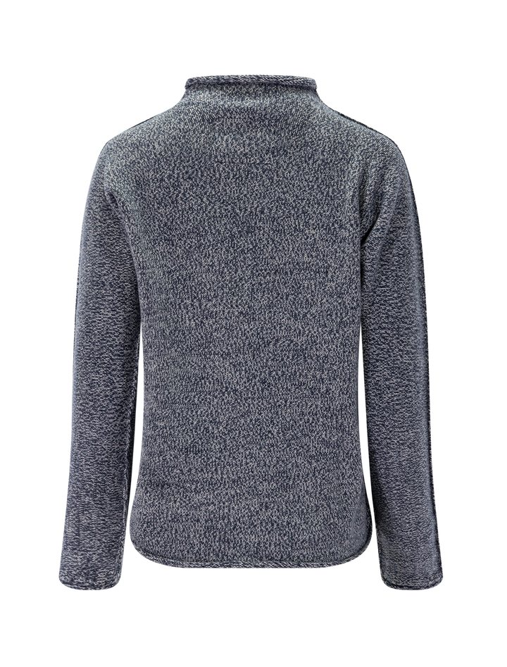 monterey sweater in japanese black melange