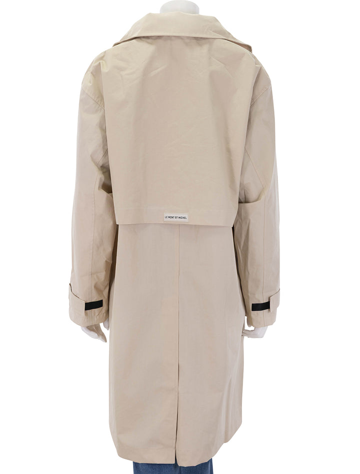 manille trench in beige