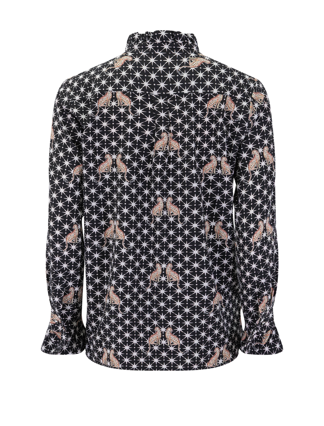 nicola blouse with leopards