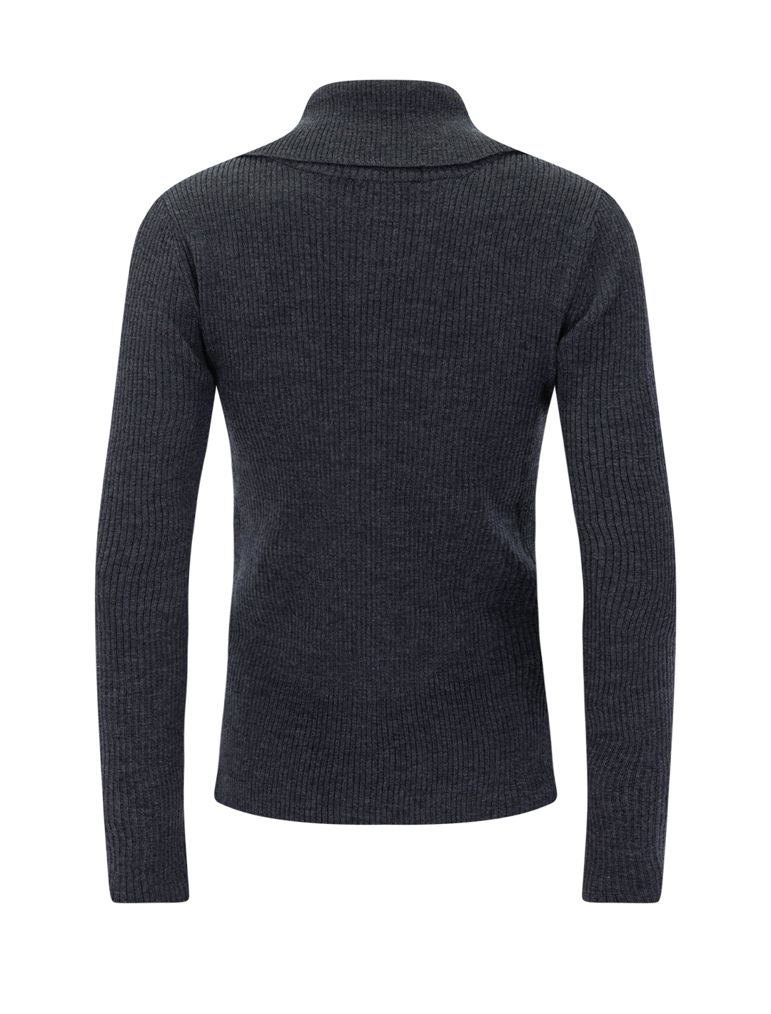shimoteka button turtleneck in graffit