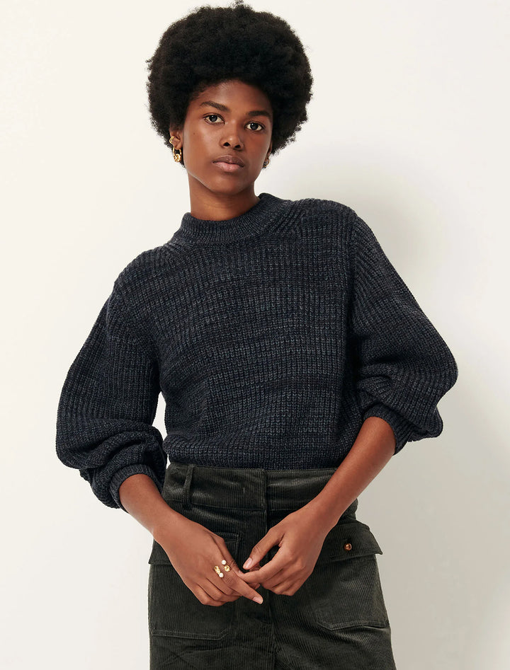 wadden sweater in misty green