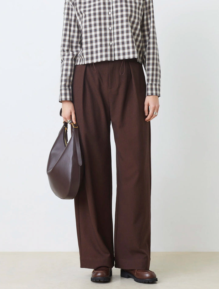 jio trouser in chocolate