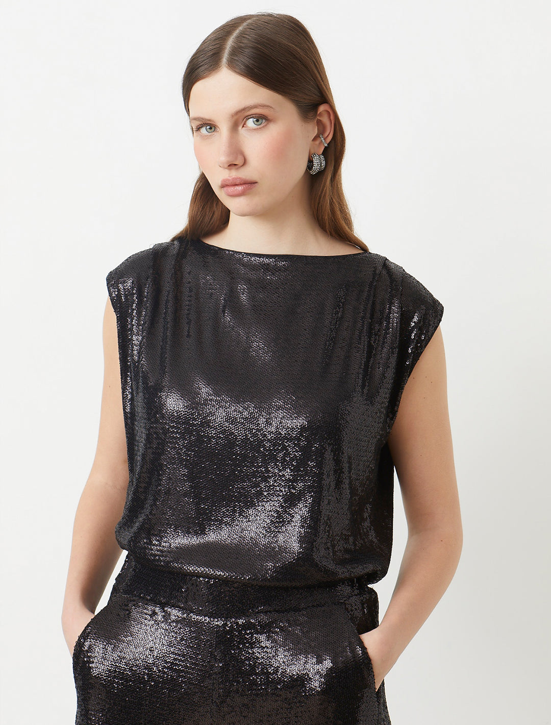 louise top in noir