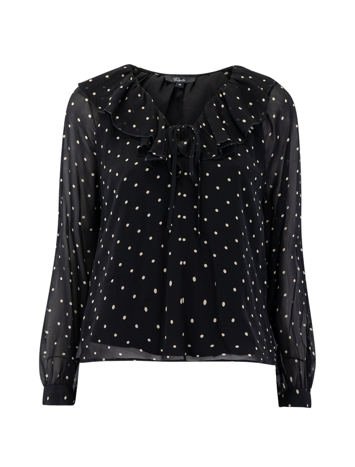 honora polka dot top