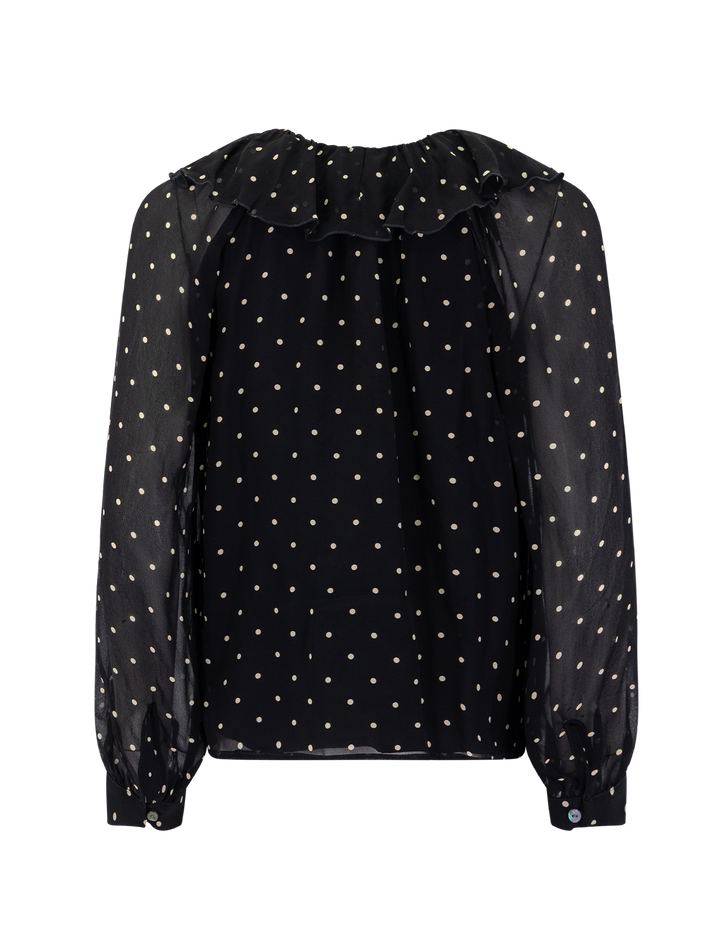 honora polka dot top