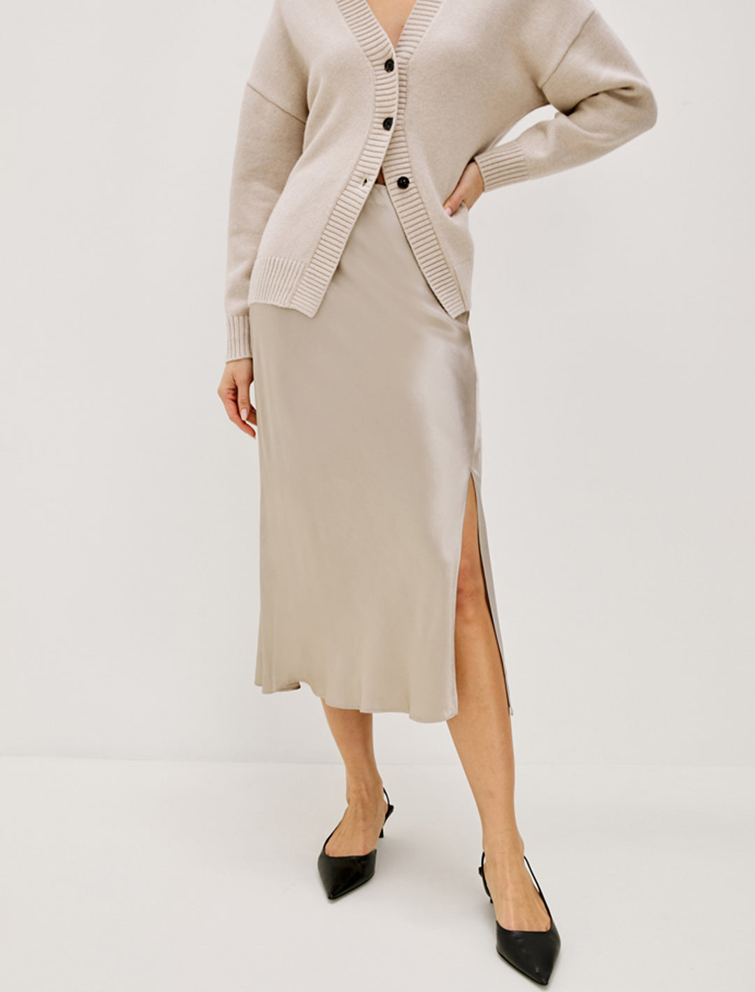 maya skirt in mink