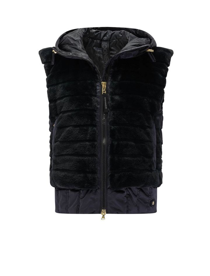 yumi vest in black