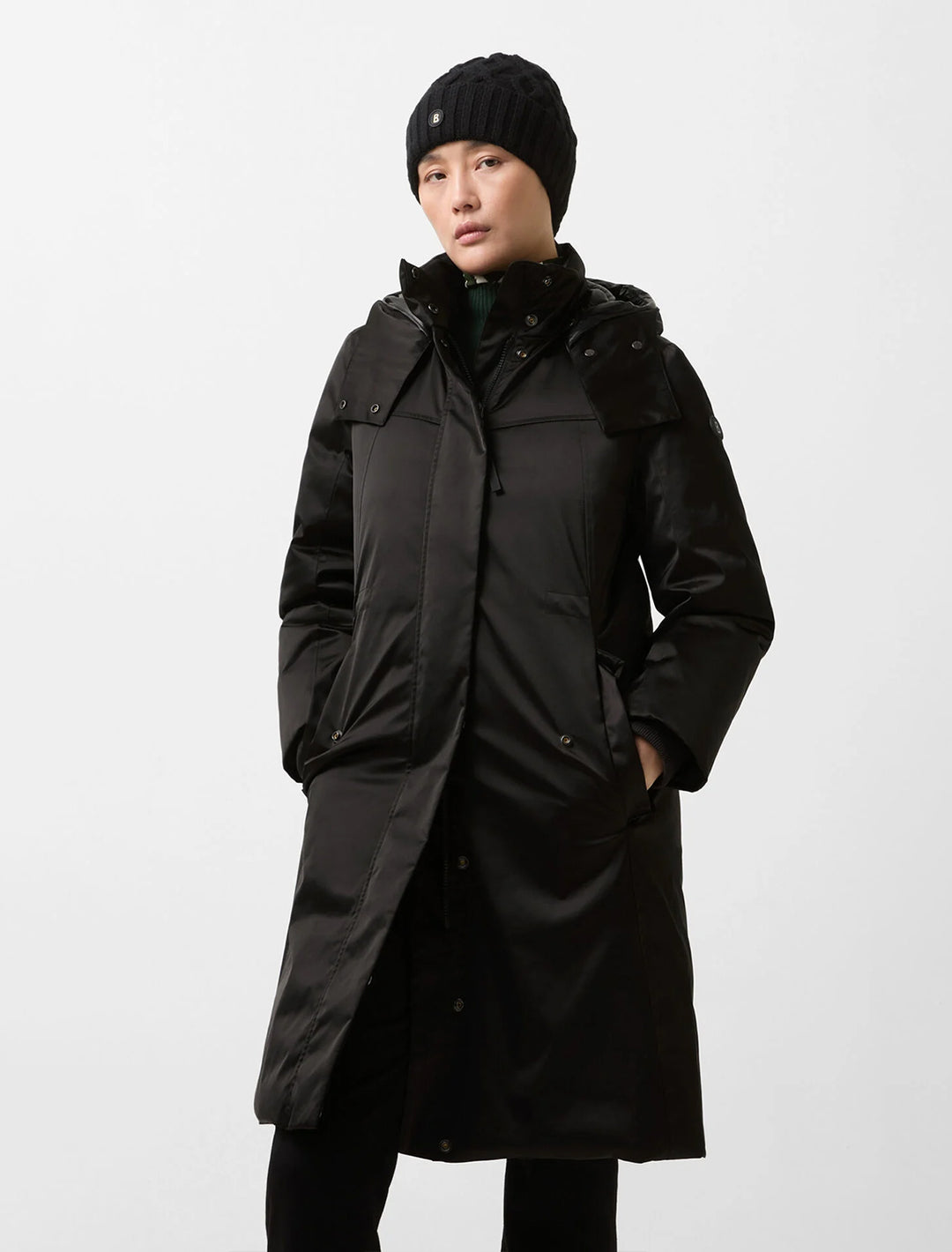 lynn coat in black